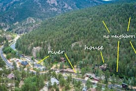 Drake Cabin | Hidden River House*Best River Deck in Estes
