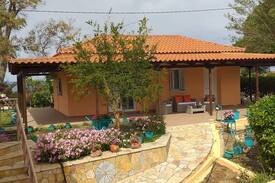 Lepreo House | Penelope's home 100m from the Sandy beach.