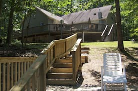 Reelsville House | 7 Bedroom Lake House with miles of Wooded Trails