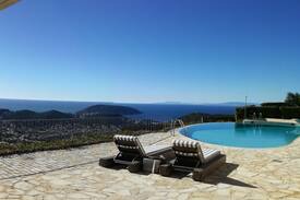 Saronida Villa | Endless Blue Manson with private Housekeeper