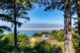 Cloverdale House | Dog-friendly Sahhali Shores home with great ocean views & private hot tub!