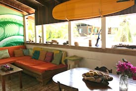 Pavones Bed & Breakfast | SURFHOUSE PAVONES ocean front dorms with a.c