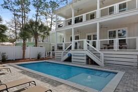 Hammocks of Seagrove House | Seagrove - Sleeps 12 - New Construction - Private Heated Pool - Near Seaside - A Little Salty