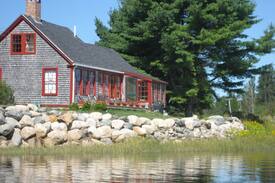Machiasport Cabin | Waterfront Heron View Cottage on Machias Bay