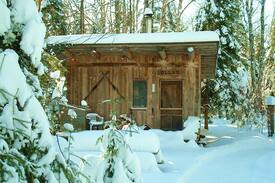Grand Marais Cabin | Bally Creek's Ollar - adventure out the door!