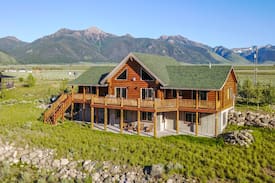 Cameron House | The Caddis Shack, Madison River front log home