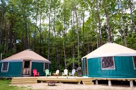 New Gloucester Other | Norumbega Green Double-Yurt, "Peace & Quiet"