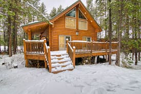 Island Park Cabin | Pine Tree Haven - Hot Tub, Game Room, Family Fun!!