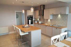 Borth House | Rockside, stunning sea views, family home