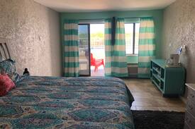 Panama City Beach Apartment | Cabana 5. Ground level on the sand / pool .