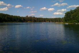 Brazeau Cabin | Sunny Half Moon Lake-Crivitz