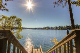 Hayden Lake House | Family-friendly, lakefront home w/ dock & boat slip, stunning lake & mtn view