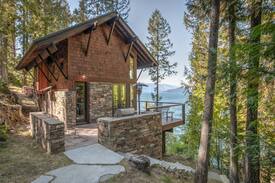 Sandpoint Cabin | Romantic Four Season Retreat Private Lakefront Gem
