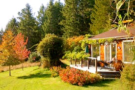 Albion Cabin | Quiet Meadow Cottage by Mendocino, ocean, redwoods
