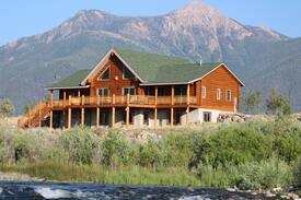 Cameron House | The Caddis Shack, Madison River front log home