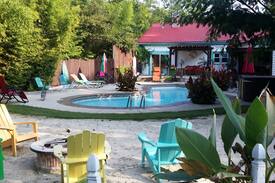 Zebulon House | Paradise found Mermaid Cabana