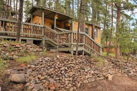 Ruidoso Cabin | Knotty Pine Ridge View Cabin Midtown Ruidoso