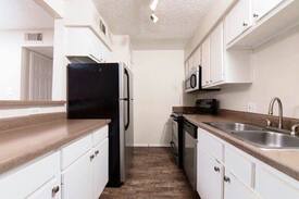 Riverside Apartment | Waterfront apartment- bedroom and living room