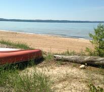 Menonaqua Beach Cabin | Rustic Schoolhouse on Lake: HarborSprings/Petoskey