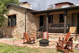 Rimrock Cabin | 1930's Stone Cottage with spectacular views
