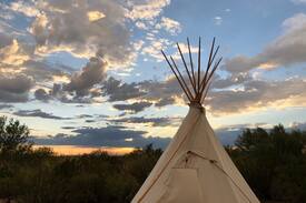 Alpine Other | Comanche Cabin (Tipi @BigBendGlamping)