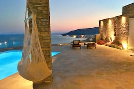 Gavrio House | Stylish villa Philinna, location-amazing pool-view