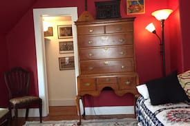 Stonington House | Red Room Retreat with Bay Breezes
