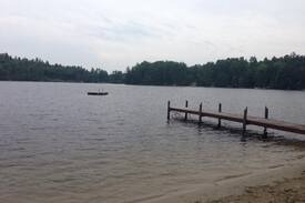 South Waterford Cabin | Lakefront Cabin (8 acres)private sandy beach