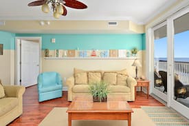 Ocean City Apartment | South Beach 605 (Side)