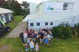 Opunake House | BBBach - sleeps 28. $ is for 10ppl. Squash court