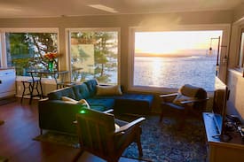 Tillamook Cabin | Waterfront Netarts Bay, Oregon- The Pearl Cabin