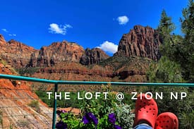 Zion National Park South Entrance Apartment | The Loft @ Zion National Park