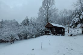 Mountain City Cabin | Front Porch Living for Two