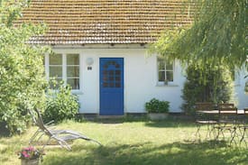 Oberhavel Apartment | Stechlinsee idyllisches Cottage im Wald 4