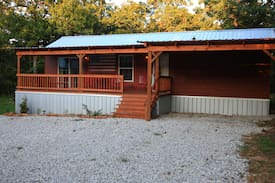 Okmulgee County Cabin | OK40 Ranch Cabin in the woods - East