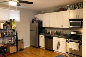 Park West Apartment | LollaPalooza Master Bedroom in Lincoln Park