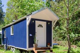 Fall Creek House | Riverfront Tiny House Retreat with Hot Tub