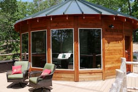 Eureka Springs Other | Eureka Yurts & Cabins- Pine View Yurt w/ hot tub