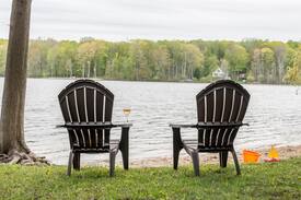 East Jordan Cabin | Lakefront Cottage on Six Mile Lake near Charlevoix