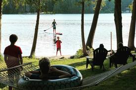 East Jordan Cabin | Lakefront Cottage on Six Mile Lake near Charlevoix