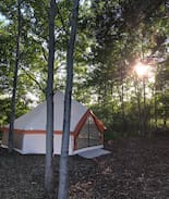 Taylors Falls Other | Secluded Yurt style tent at Stone Creek Farm