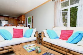 Mount Standfast Cabin | Plombagine Cottage- Beachfront, Wifi, Cable TV, AC