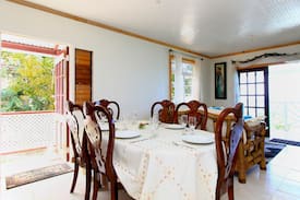 Mount Standfast Cabin | Plombagine Cottage- Beachfront, Wifi, Cable TV, AC