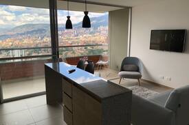 Envigado Apartment | Vista majestuosa a toda Medellin y ubicación ok