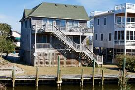 Ocracoke House | Will's Place-Canal front home in Oyster Creek w/ docking