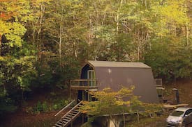Hot Springs Cabin | Modern Cabin near Max Patch