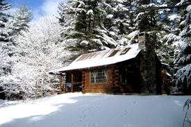 Winsted Cabin | Adorable, storybook log cabin