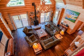 Cameron House | The Caddis Shack, Madison River front log home
