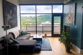 Lawrenceville Apartment | Penthouse Condo with Private Deck