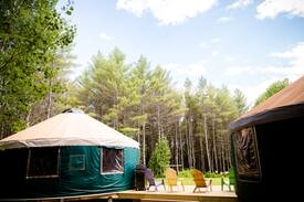 New Gloucester Other | Norumbega Green Double-Yurt, "Peace & Quiet"
